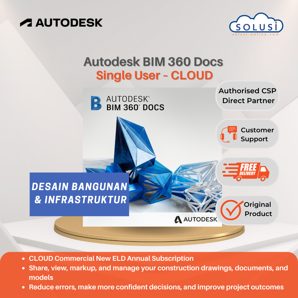 Harga Jual Lisensi Desain Bangunan Dan Infrastruktur Autodesk BIM 360 