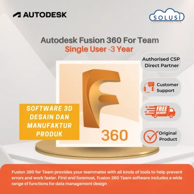 Solusi Online Autodesk Fusion 360 Team 1