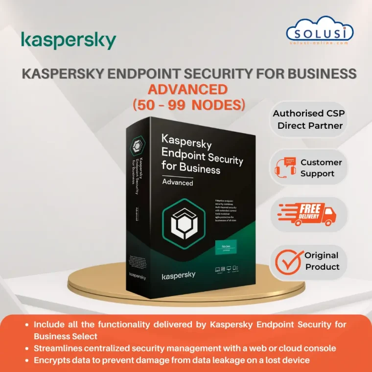 Solusi Online Kaspersky Endpoint Security for Business ADVANCED 50 – 99-nodes