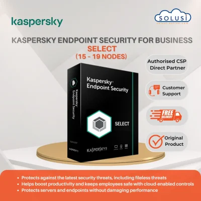 Solusi Online Kaspersky Endpoint Security for Business Select 15 – 19 nodes