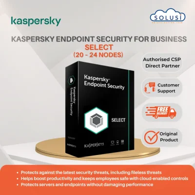 Solusi Online Kaspersky Endpoint Security for Business Select-20 – 24 nodes