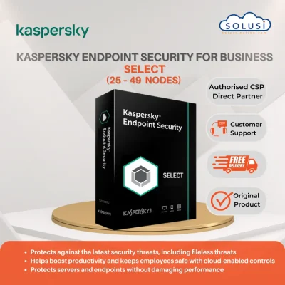 Solusi Online Kaspersky Endpoint Security for Business Select 25 – 49 nodes