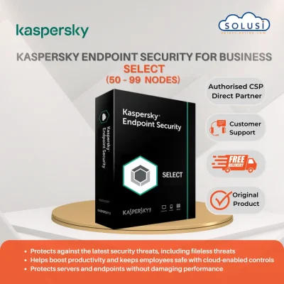 Solusi Online Kaspersky Endpoint Security for Business Select 50 – 99 nodes