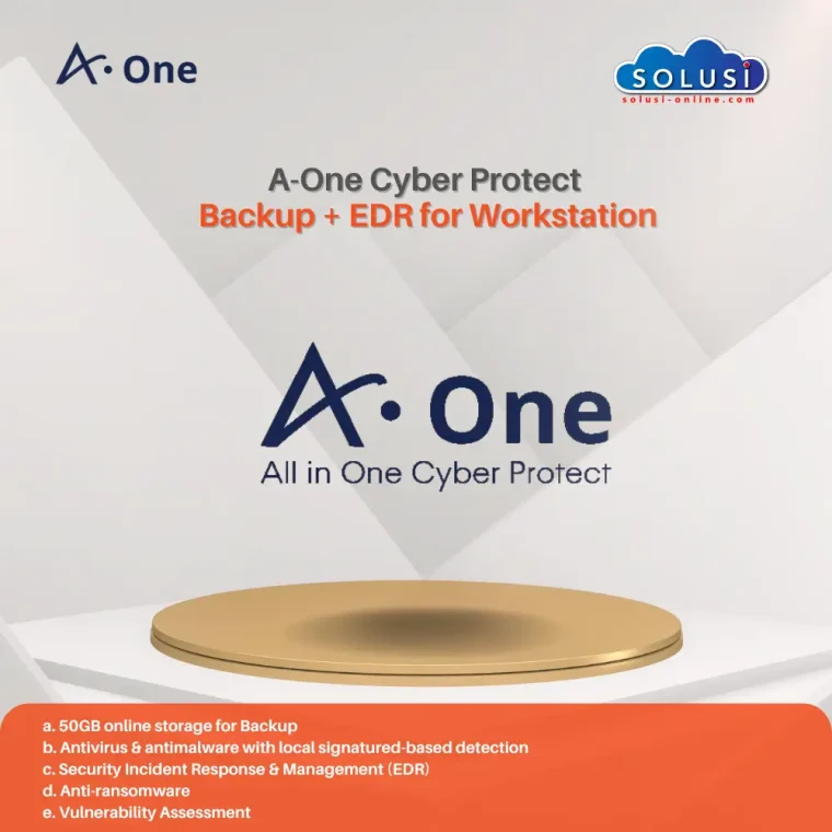 Solusi Online - (A-One) Cyber Protect Backup + EDR for Workstation