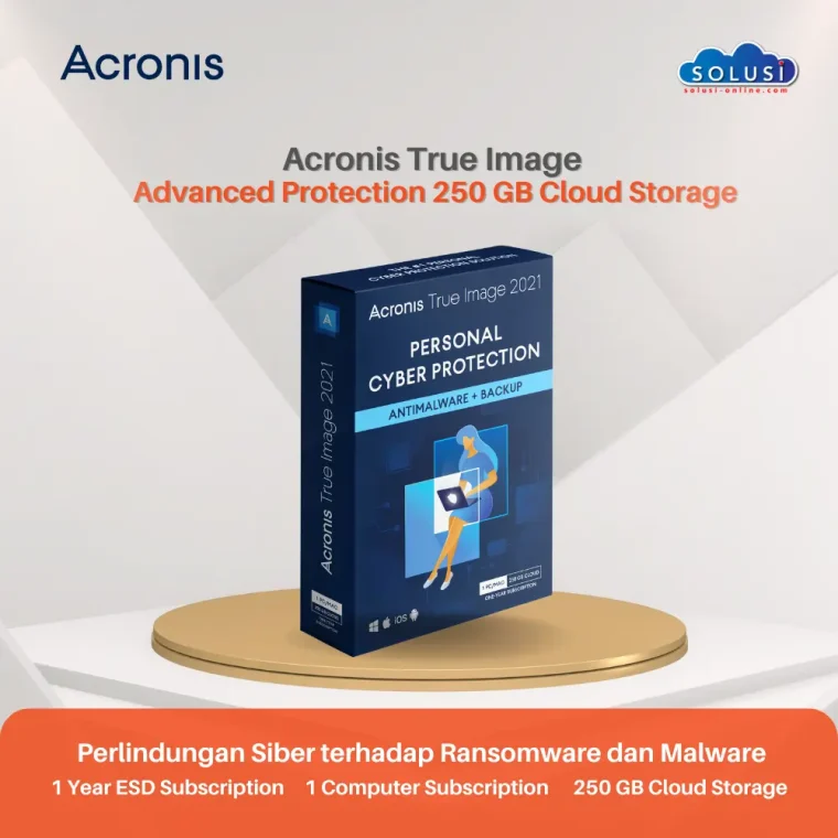 Solusi Online Acronis True Image Advanced Protection 250 GB