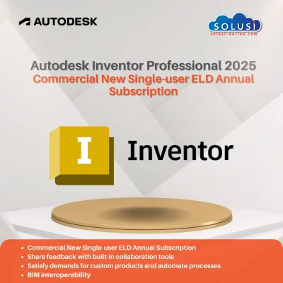 Solusi Online Autodesk Inventor 1 Year