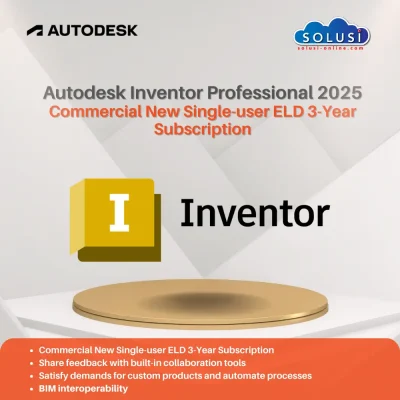 Solusi Online Autodesk Inventor 3 Year 1