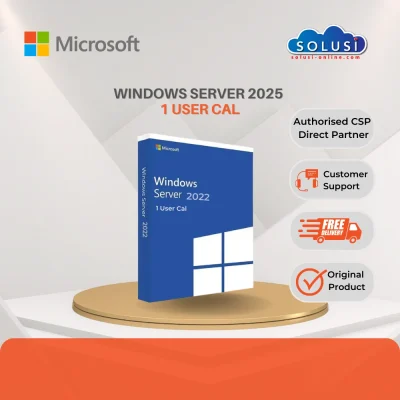 Solusi Online - Windows Server 2025 - 1 User CAL