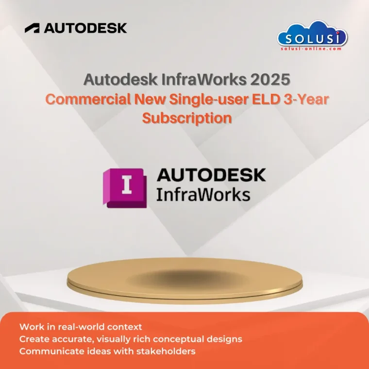 Solusi Online Autodesk InfraWorks 2024 3 Year 1