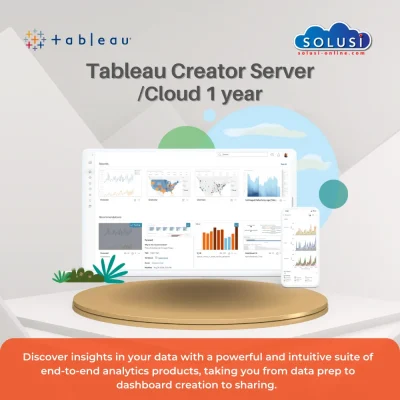 Solusi Online - Tableau Craetor Server Cloud 1 year