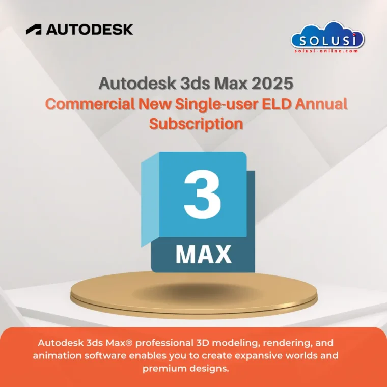 Solusi Online Autodesk 3ds Max 1 Year