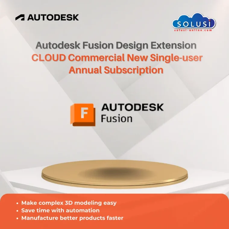 Solusi Online Autodesk Fusion Design Extension 1 Year