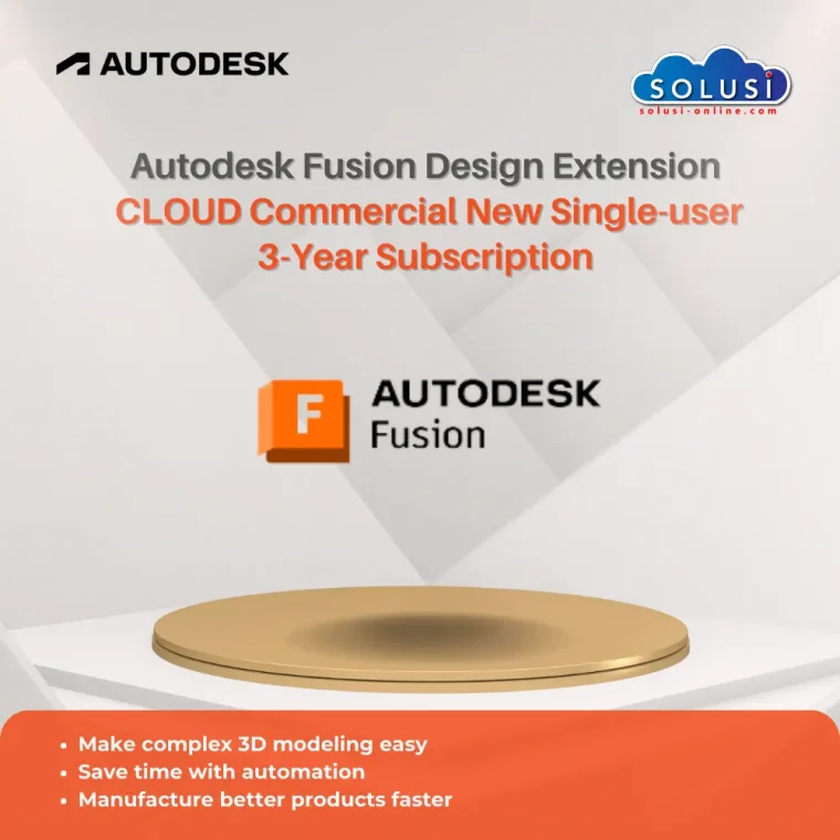 Solusi Online Autodesk Fusion Design Extension 3 Year