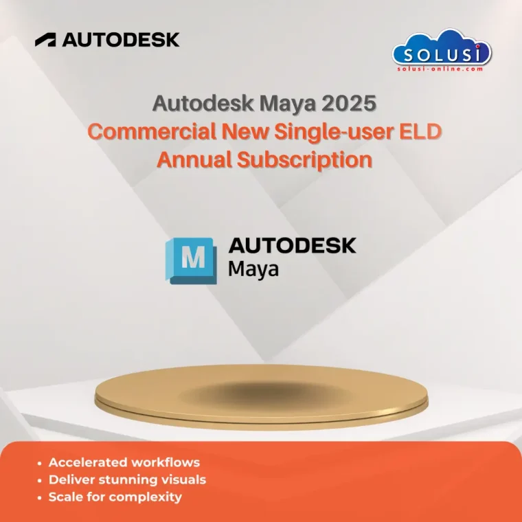 Solusi Online Autodesk Maya 2024 1 Year 1