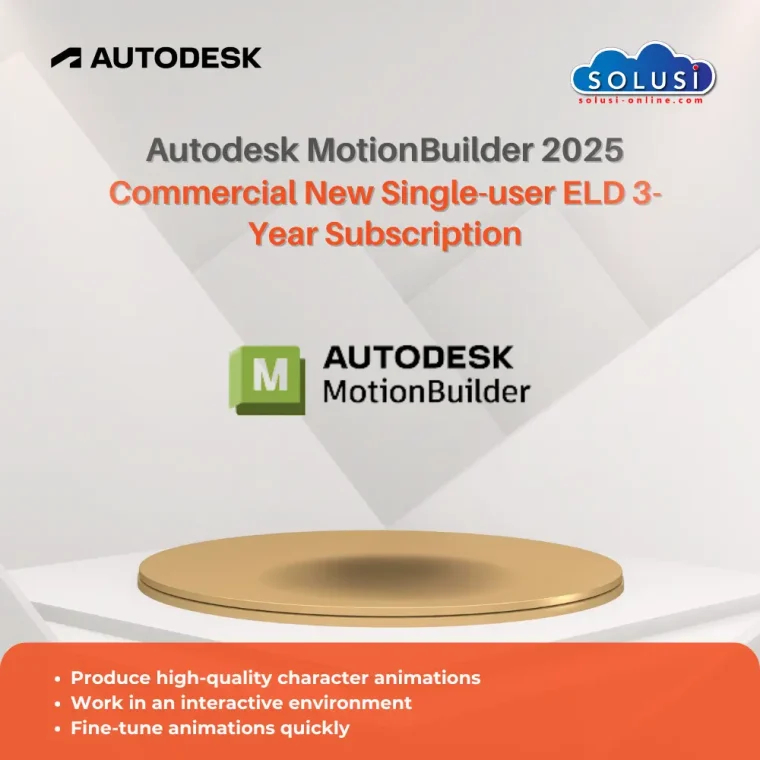 Solusi Online Autodesk MotionBuilder 2024 3 Year 1