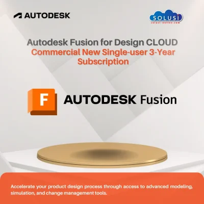 Solusi Online Autodesk Fusion for Design CLOUD 1 Year