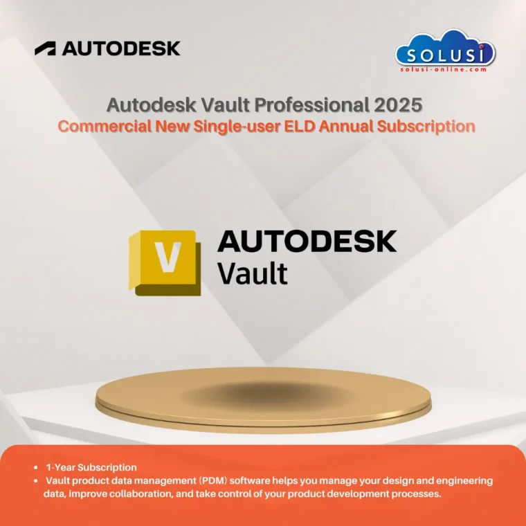 Solusi Onlline Autodesk Vault Professional 2025 1 Year