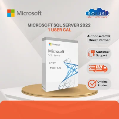 Solusi Online Microsoft SQL Server 2022 1 User CAL