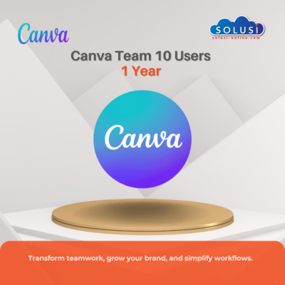 Solusi Online - Canva Team 10 Users